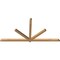 Ekena Millwork Kennewick Timber Gable Bracket, Western Red Cedar, 108"W x 54"H x 3 1/2"D x 3 1/2"F, 12/12 Pitch GBW108X54X0404KEN00SWR - alternate 4
